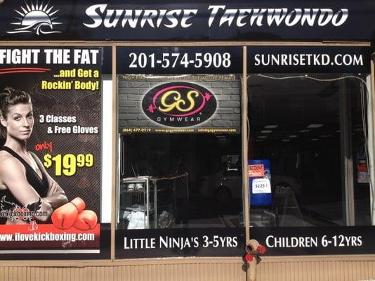 Our Store is located in the Martial Arts/Kickboxong Studio.