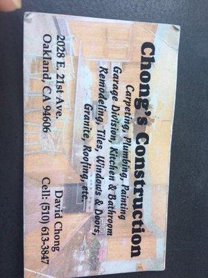 Chong's Construction