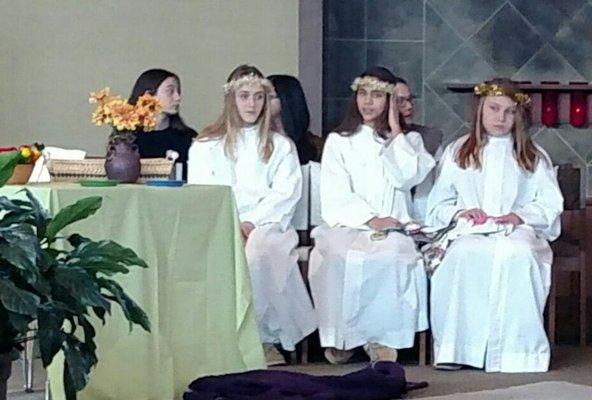 8th grade Nativity prayer service