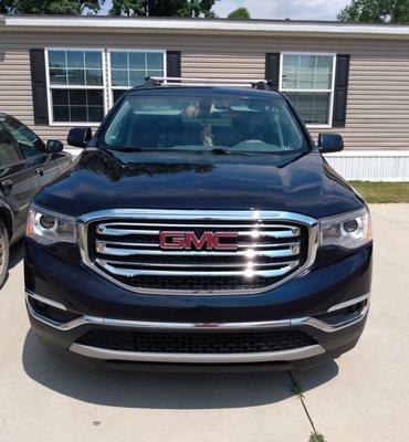 Brand new Hood, Grill lights whole front due to hitting a deer at 55 miles per hour. Also new radiator casing, fan front end alignment .