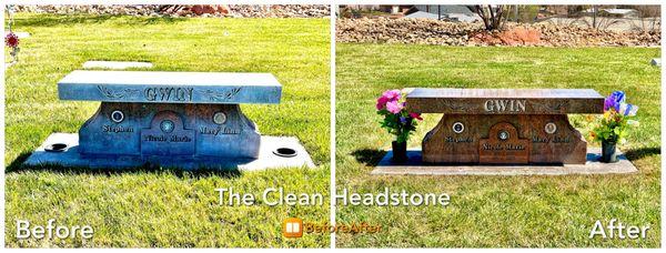 The Clean Headstone