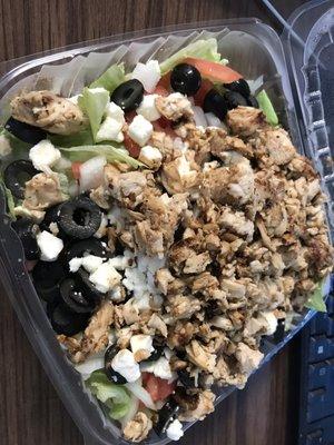 Greek chicken salad