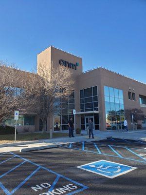 The front entrance to ANM in Albuquerque.