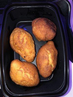 Jamaican festival (taste like pure cornmeal)