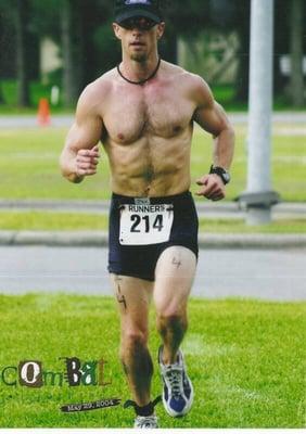 Jason competing at a tri