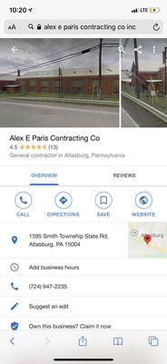 Alex E Paris Contracting