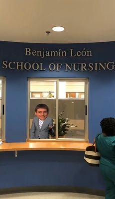 Service with a smile.