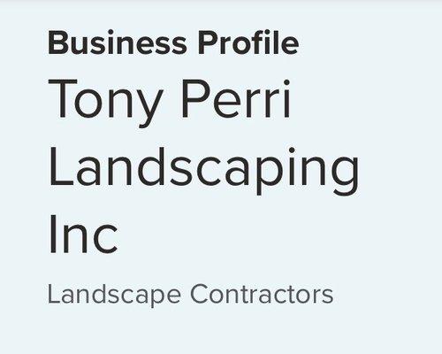 Tony Perri Landscaping