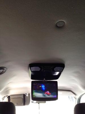 Interior and DVD player