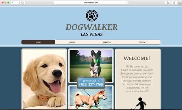 Go to www.dogwalkerlv.com