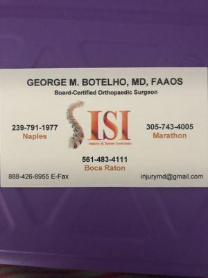 George M Botelho, MD, FAAOS