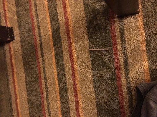 Nails and construction paint from my stay on 9/16