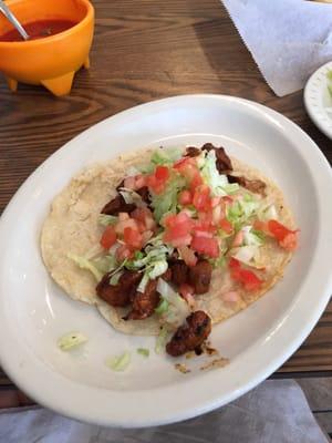 Al pastor taco.