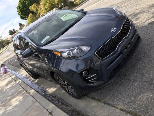 2017 Kia Sportage Ex Pacific Blue