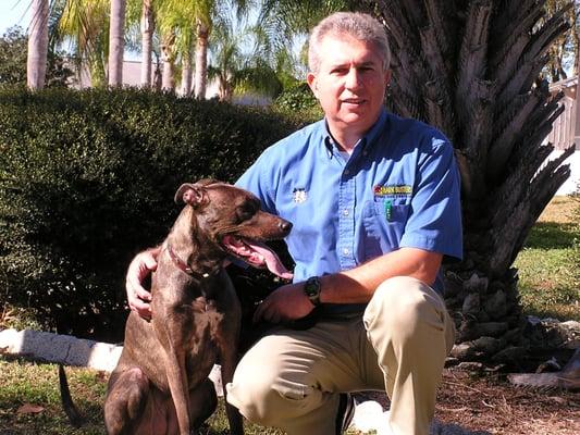 Vito Margaritondo and his faithful companion.