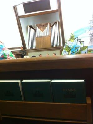 Here with mom hearing testimonies today. May the spirit move you today& everyday!