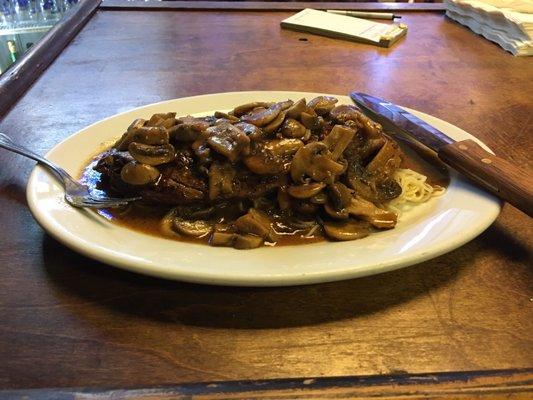 Ribeye Marsala was awesome