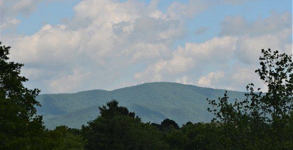 Blue Ridge Mountains in the Copper Basin area