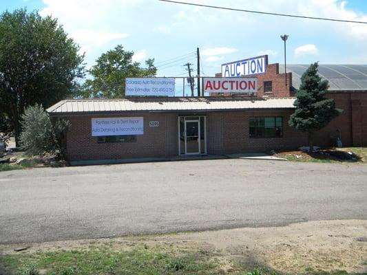 West Side of Colorado Blvd four block north of I-70