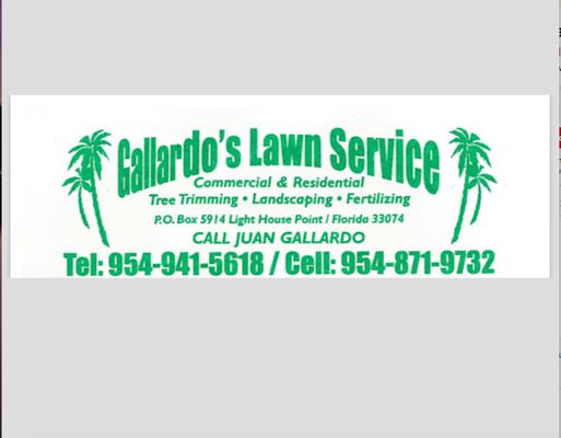 Gallardo's Lawn Service