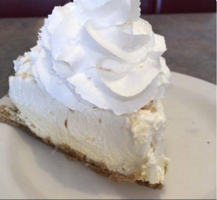 Fresh cocoanut cream pie