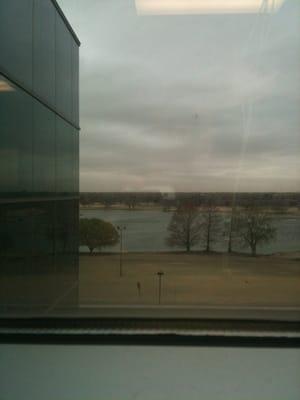 View from Dr. Terry Gage's waiting room
