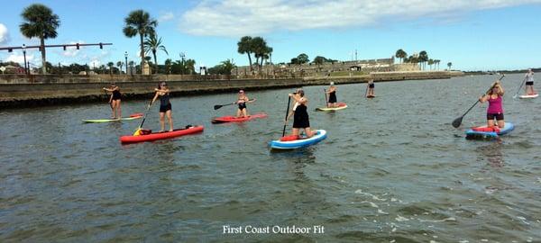 SUP Tour downtown St. Augustine Oct 24, 2015