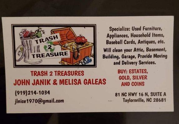 Trash 2 Treasures Thrift Store