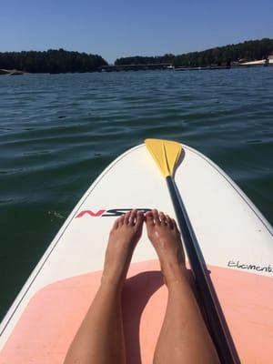 Calm and serene lake in late August!