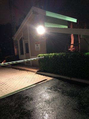 The guardhouse at night ;)