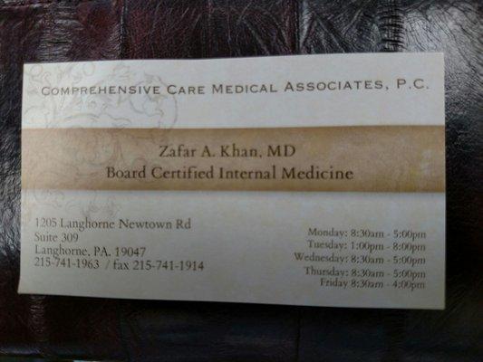 Khan Zafar A, MD