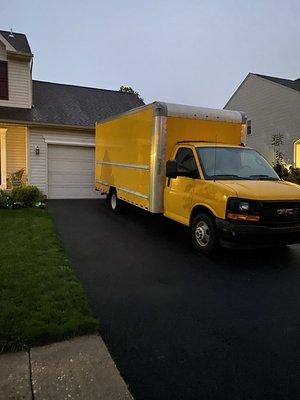 This is our signature yellow truck .