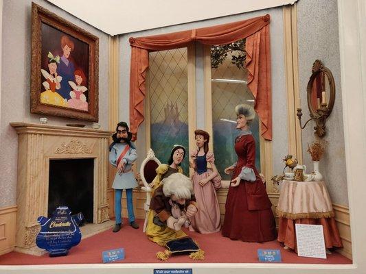 Cinderella window decor from main street