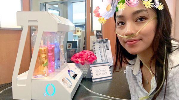 So refreshing and love the benefits of doing the oxygen bar! The aromatherapy scents are amazing