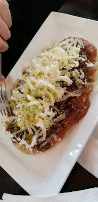 Huarache de asada