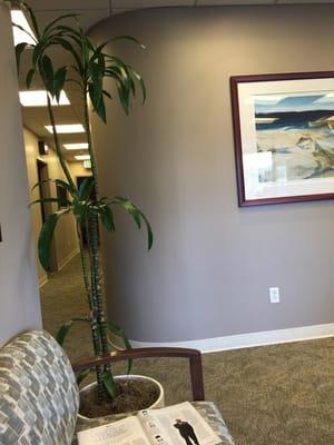 Small quaint lobby. Friendly staff