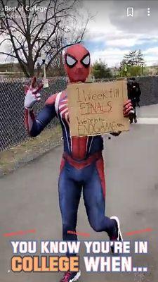 Me not caring about school