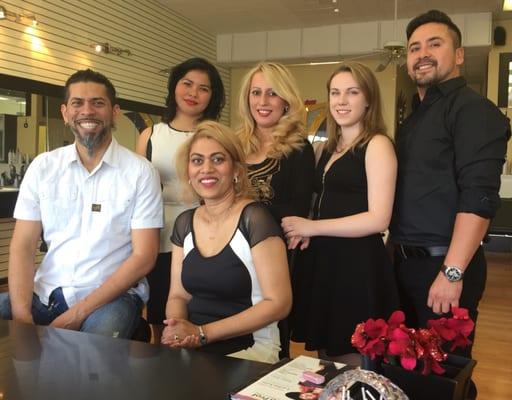 The Salon Rovina Crew