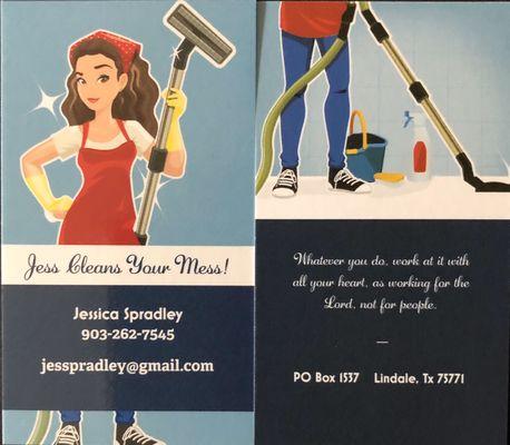 Jess Cleans Your Mess