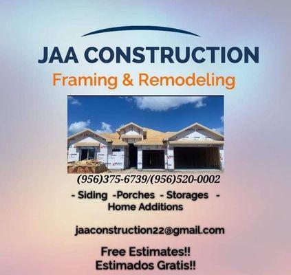 JAA Construction & Remodeling Services