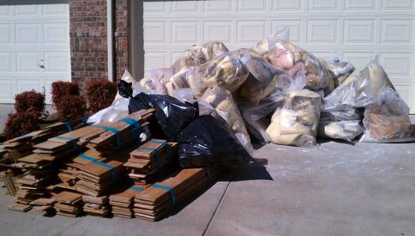 Proper encapsulation of potentially hazardous material such as asbestos. During the water damage restoration process.