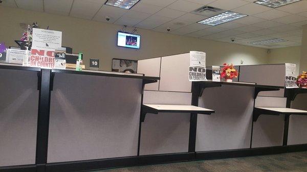 Empty waiting room, yay