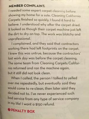 Booted from Angie's List.