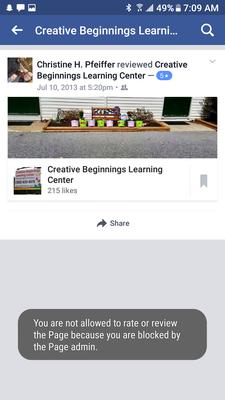 Creative Beginnings Learning Center