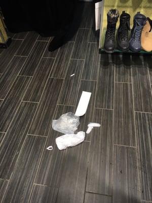 Rude sales associate threw shoe box at me and stuffings from box all fell out. She didn't bother picking them up