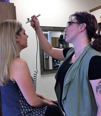 #airbrush #makeup #headshot