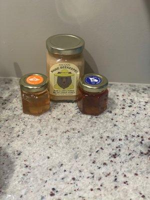Orange blossom and blueberry honey