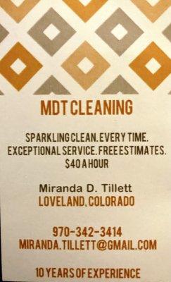 MDT Cleaning Services