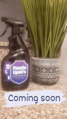 Purple Lyon's Surface Disinfectant Spray