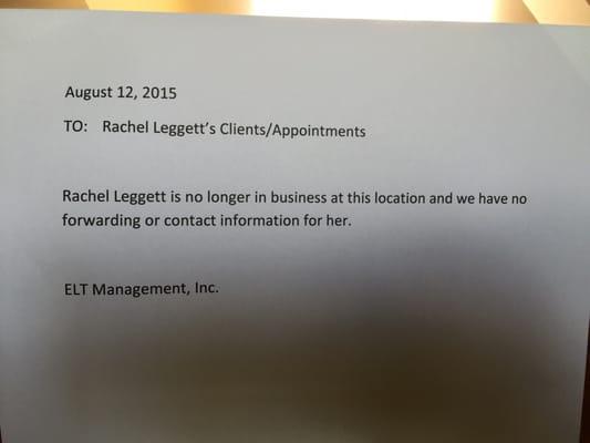 FYI Out of business. This was posted on the door.